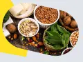Tofu, soczewica, orzechy, szpinak i nasiona to świetne źródła białka w produktach.