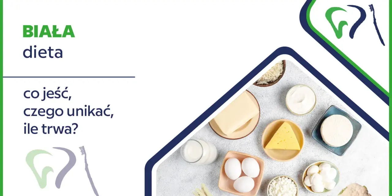 Biała dieta po piaskowaniu zębów: co jeść? Na zdjęciu produkty mleczne, jajka, ryż i masło.