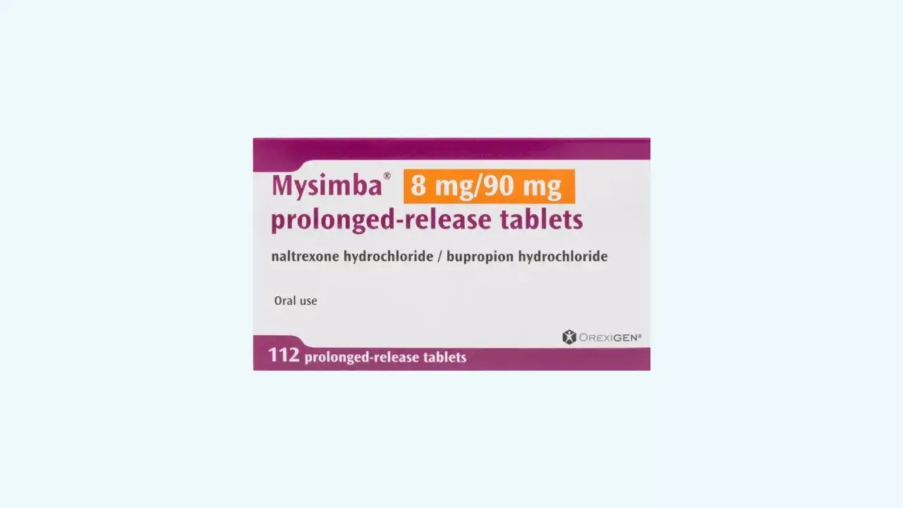 Opakowanie leku Mysimba 8 mg/90 mg. Przed rozpoczęciem stosowania warto zapoznać się z potencjalnymi mysimba skutki uboczne.